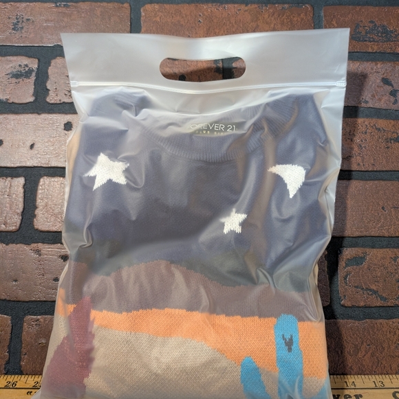 Forever 21 Plus 3X Southwest Desert Knit Sweater Cozy Cotton Blend - Picture 10 of 10